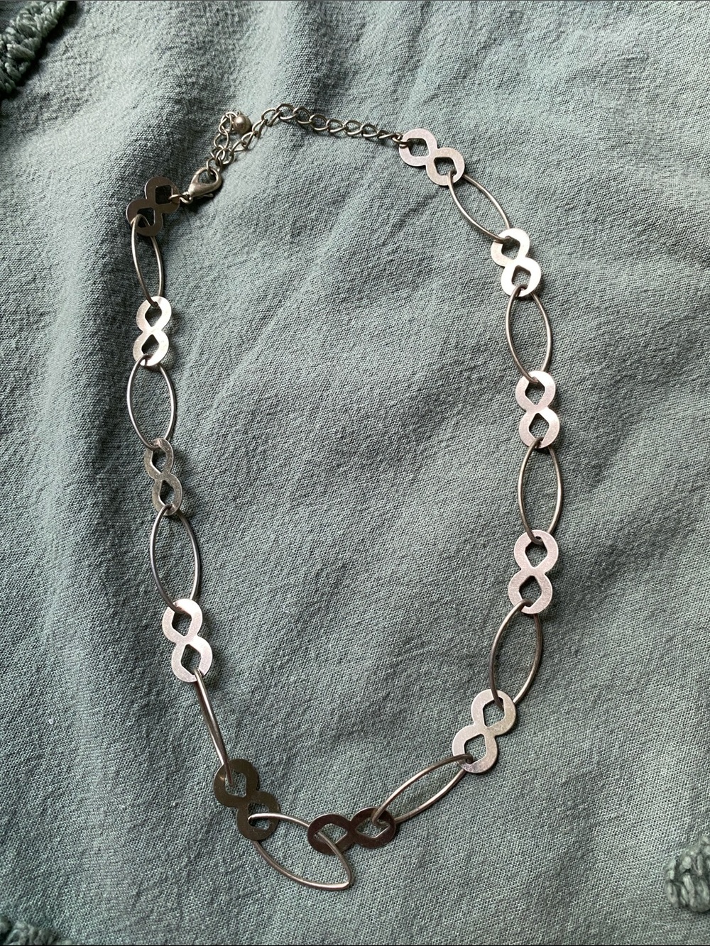 Silver Infinity-Link Necklace - Women Jewelry